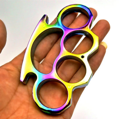 ColorGuard: Metal Brass Knuckle Duster & Tiger Fist Buckle