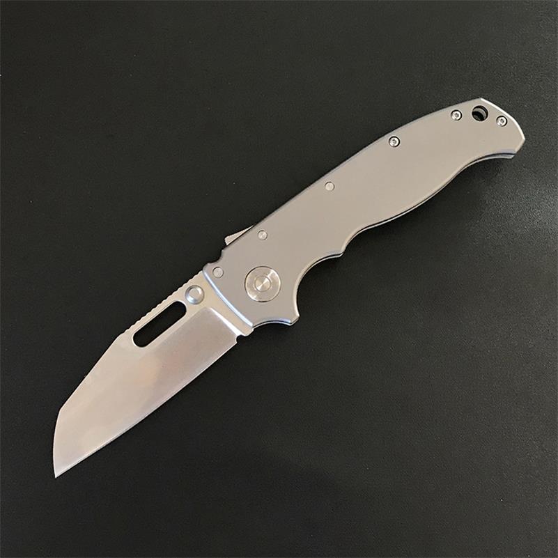 Titanium Alloy Folding Knife Outdoor Camping Hunting