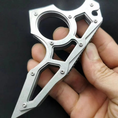 Stainless Steel Knuckle Duster - Survival EDC Tool