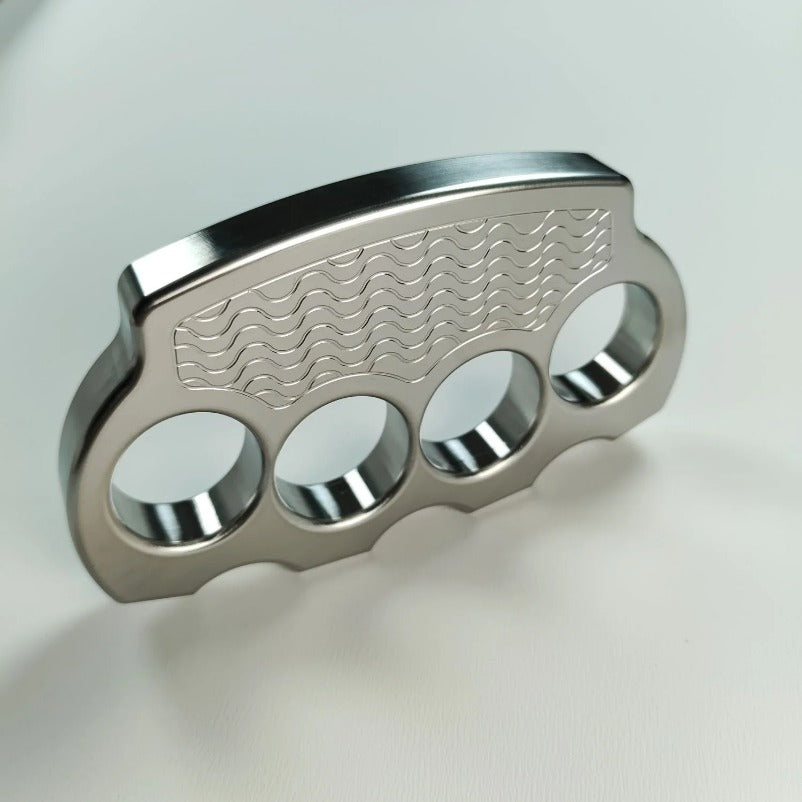 Solid Steel Knuckle Duster - Emergency Defender