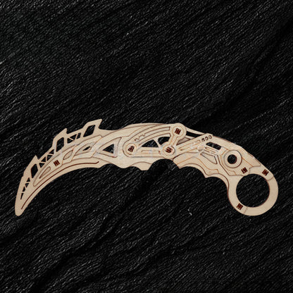 Wooden Claw Knife DIY Puzzle Kit