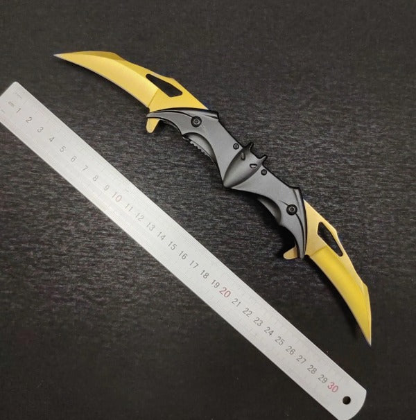 Steel Bat Knife Double Blade