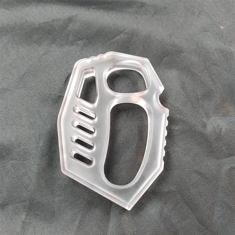 Non-metallic Window Breaking Knuckle Duster - Portable Self-Defense EDC Tool