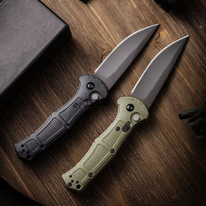 D2 Blade Nylon Fiber Handle Folding Knife Outdoor Hunting Tactical Pocket Knife