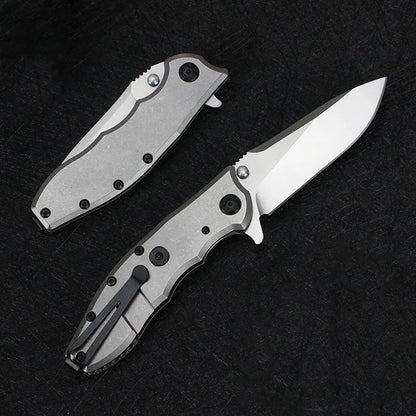 Titanium Alloy Folding Knife Outdoor Camping