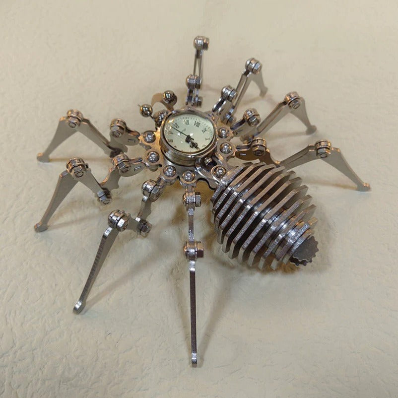 Time Spider Static Puzzle - Stainless Steel Decor