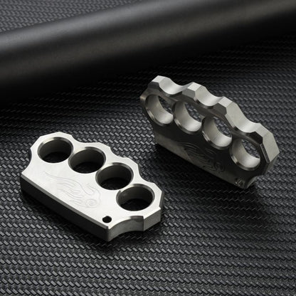 Fine Steel Solid Knuckle Duster - Self-Defense EDC Tool