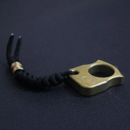 Single Finger Brass Knuckle Duster - Self-Defense EDC Tool