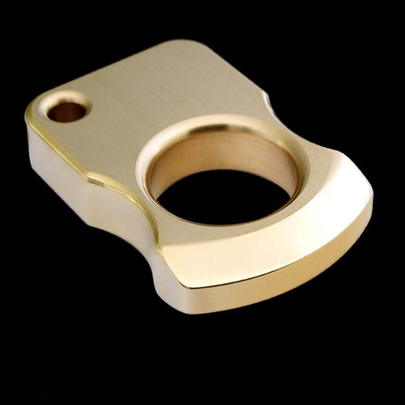 Single Finger Brass Knuckle - Multi-Style Defense Tool