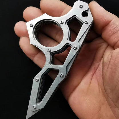 Stainless Steel Knuckle Duster - Survival EDC Tool