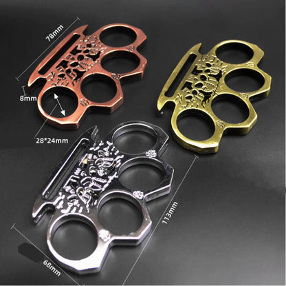 GhostGuard: Solid Brass Knuckles Duster & Window Breaker