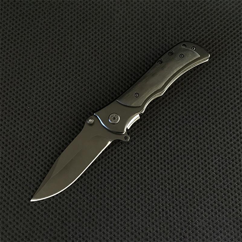 Wooden Handle Folding Knife Portable Self-defense