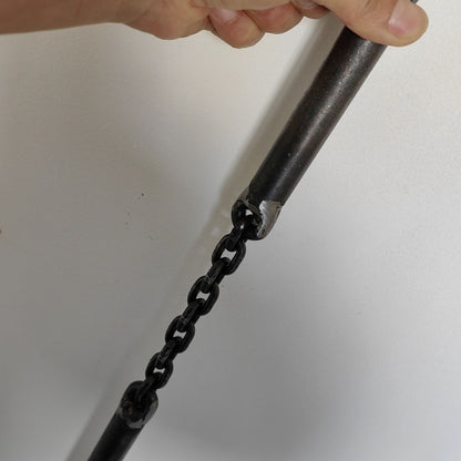 Handcrafted Tungsten Steel Meteor Chain Whip Baton