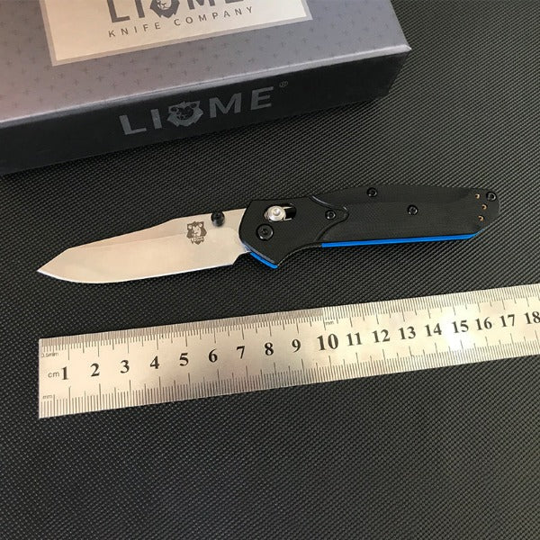 Liome Dual Color G10 Grip Folding Blade Outdoor Tactical Knife EDC Tool