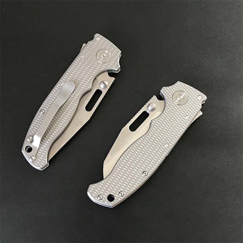 Titanium Alloy Folding Knife Outdoor Camping Hunting