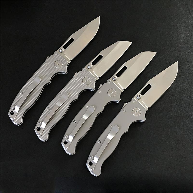 Titanium Alloy Folding Knife Outdoor Camping Hunting