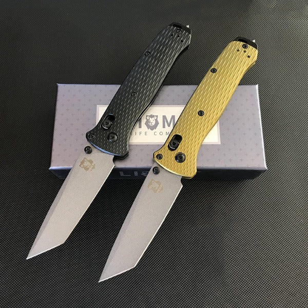 Liome Aluminum Grip Tactical Folder Outdoor Camping Survival Knife EDC Tool