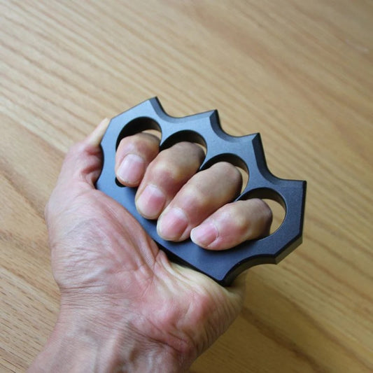 Solid Aluminum Knuckle Duster - Portable Window Breaker Tool