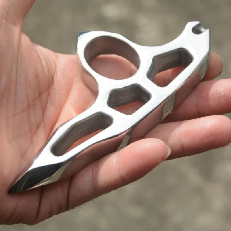 Thickened Pure Steel Knuckle Duster - Emergency Defender