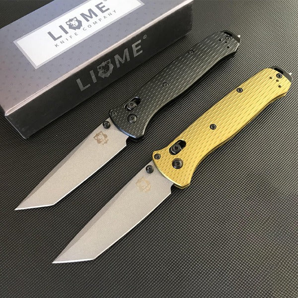 Liome Aluminum Grip Tactical Folder Outdoor Camping Survival Knife EDC Tool