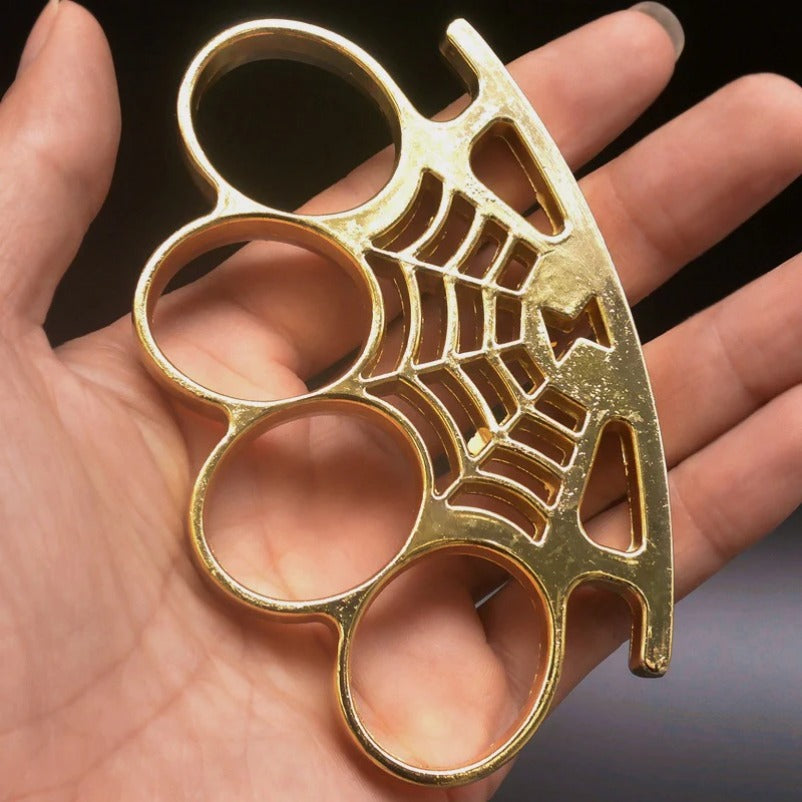 WebGuard: Metal Brass Knuckle Duster, Combat & Window Breaker