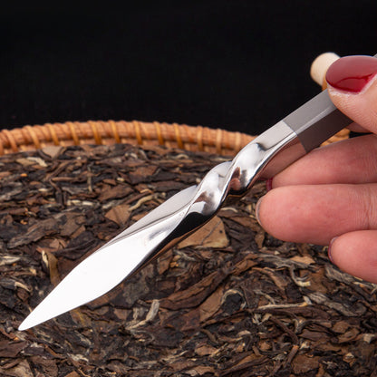 Titanium Handcrafted Twist Tea Needle Knife