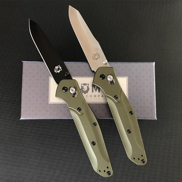 Liome Aluminum Grip Folding Blade Outdoor Hunting Knife EDC Tool