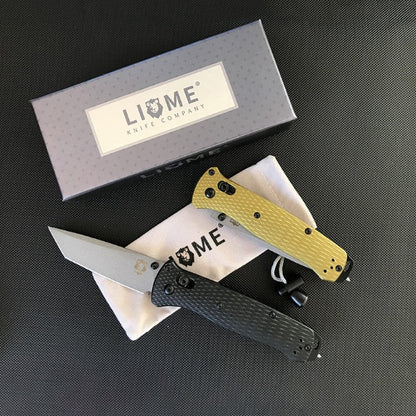 Liome Aluminum Grip Tactical Folder Outdoor Camping Survival Knife EDC Tool