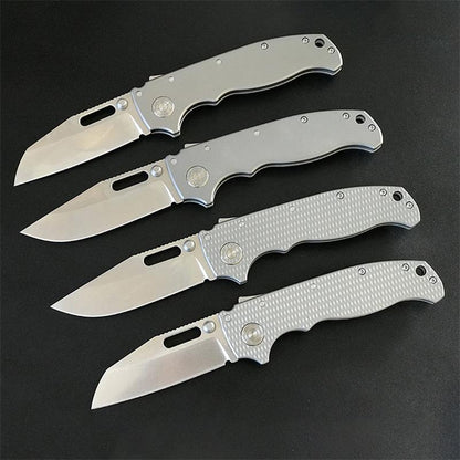 Titanium Alloy Folding Knife Outdoor Camping Hunting