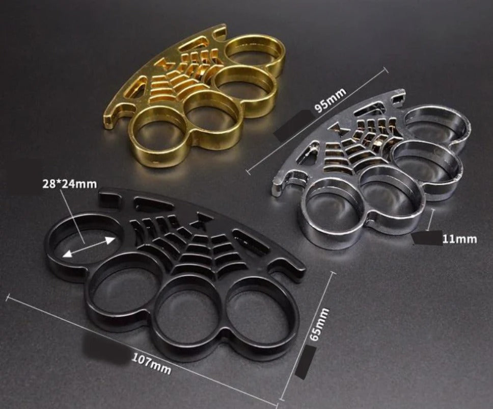 WebGuard: Metal Brass Knuckle Duster, Combat & Window Breaker