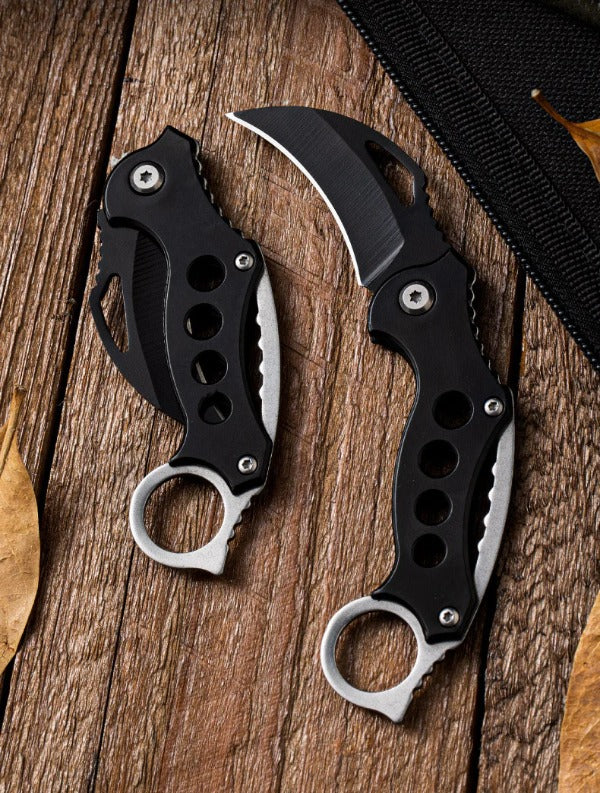 Portable Claw Folding Blade Outdoor Survival Knife EDC Tool