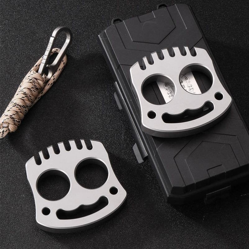 Smile Steel Knuckle Duster - Self-Defense EDC Tool