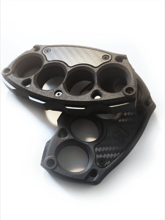 Carbon Fiber Tiger Claw Knuckle Guard Duster