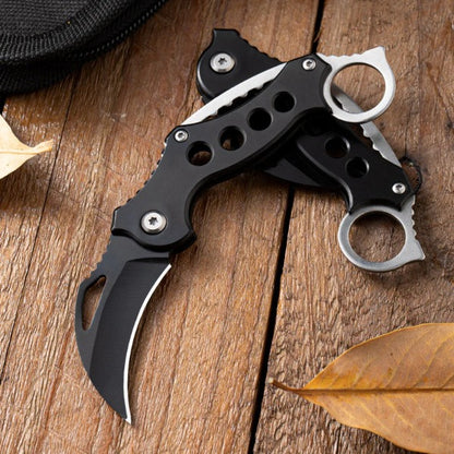 Portable Claw Folding Blade Outdoor Survival Knife EDC Tool