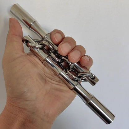 Solid Steel Mini Double Stick - Portable Defense Tool