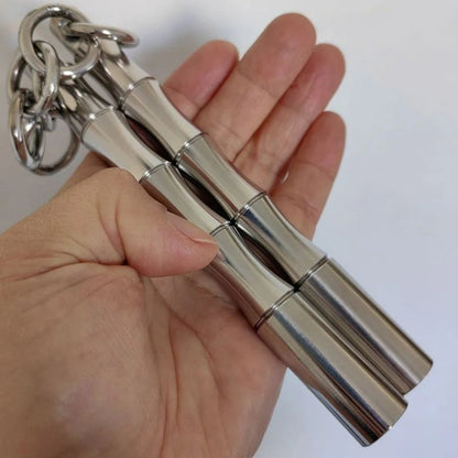 Solid Steel Mini Double Stick - Portable Defense Tool