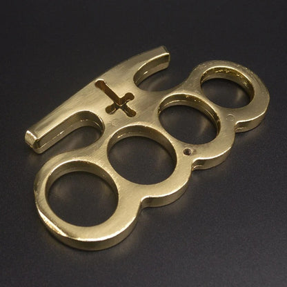 RingGuard: Brass Knuckles Duster, 4-Finger Combat & EDC Tool