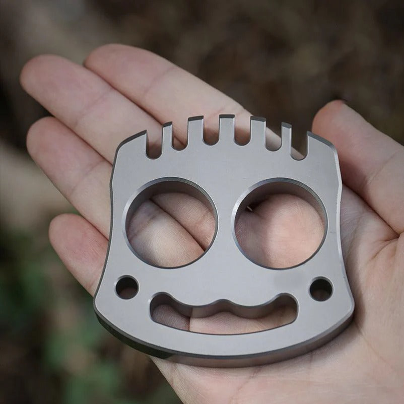 Smile Steel Knuckle Duster - Self-Defense EDC Tool