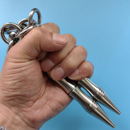 Solid Steel Nunchaku Portable Self-defense