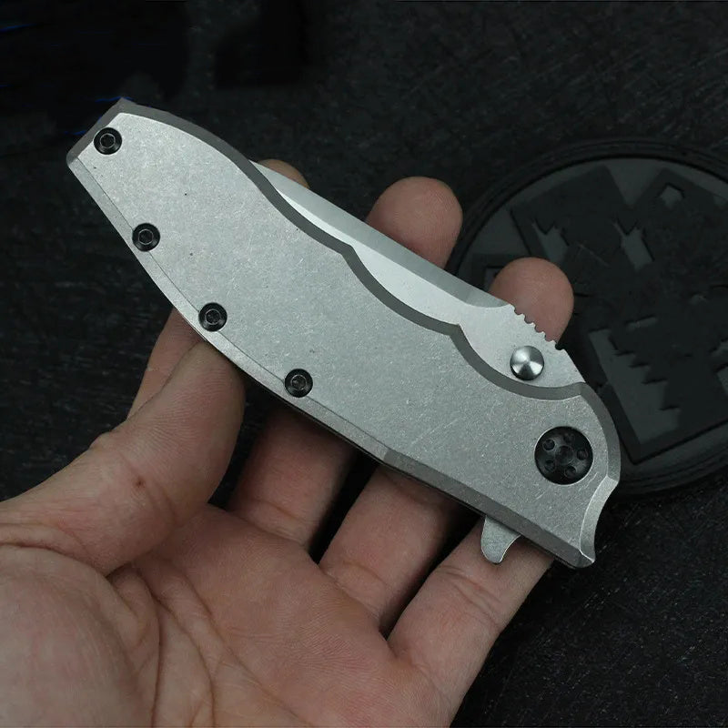 Titanium Alloy Folding Knife Outdoor Camping