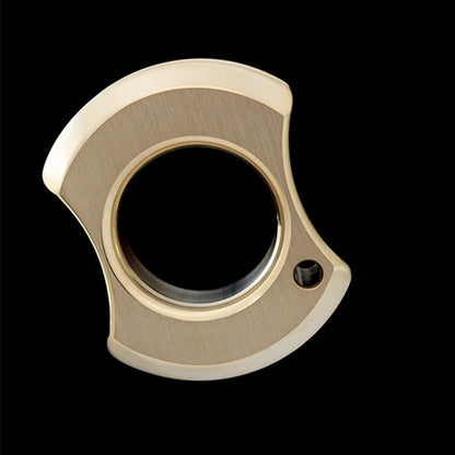 Single Finger Brass Knuckle Duster - Portable Self-Defense Tool