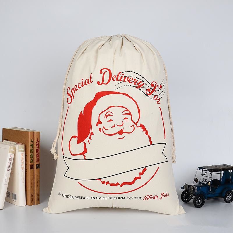 Organic Cotton Drawstring Bag Environmental Protection