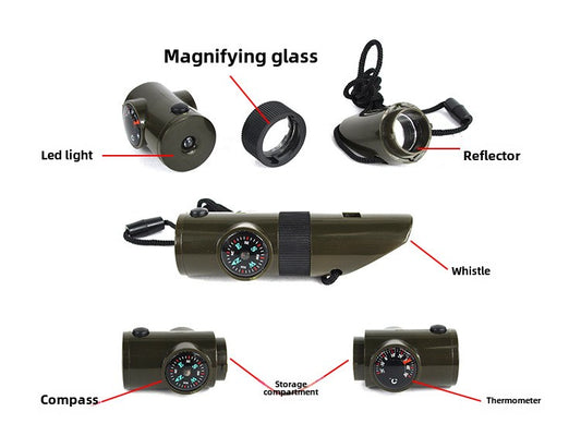 Wilderness Whistler 7in1: SOS Survival Beacon